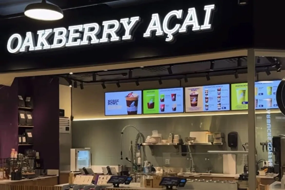 OAKBERRY-butikken Sandvika sett utenfra