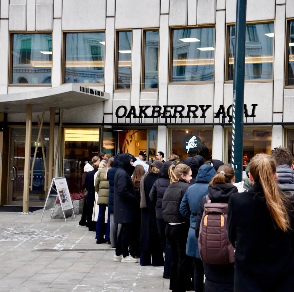 OAKBERRY-butikken Vika sett utenfra